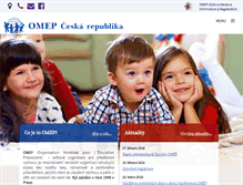 Tablet Screenshot of omep.cz